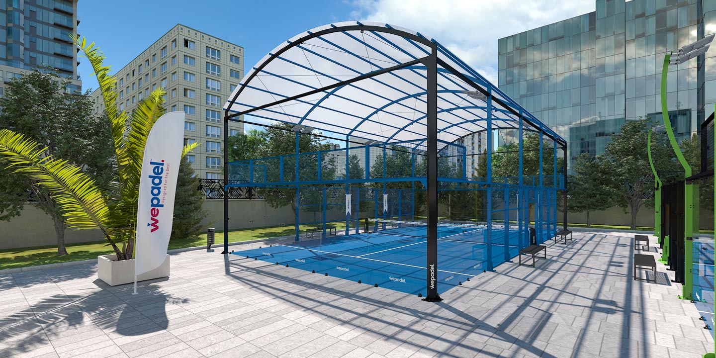 Панорамный крытый падел-корт 3